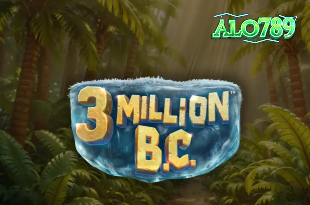 Giao diện trò chơi slot 3 Million B.C. với bối cảnh hang động tiền sử
